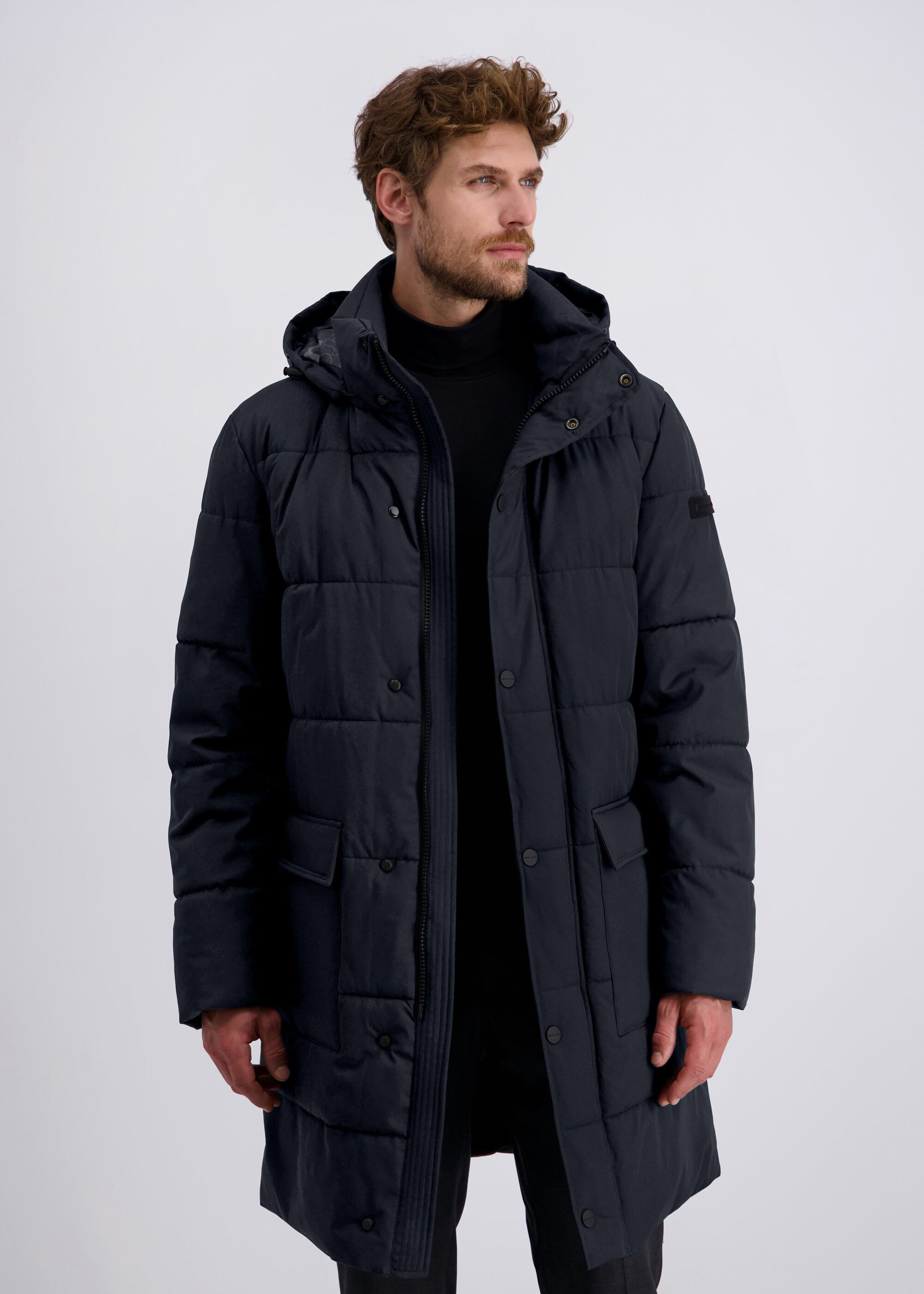 Pierre Cardin Winterjacke (1-St) mit Kapuze günstig online kaufen