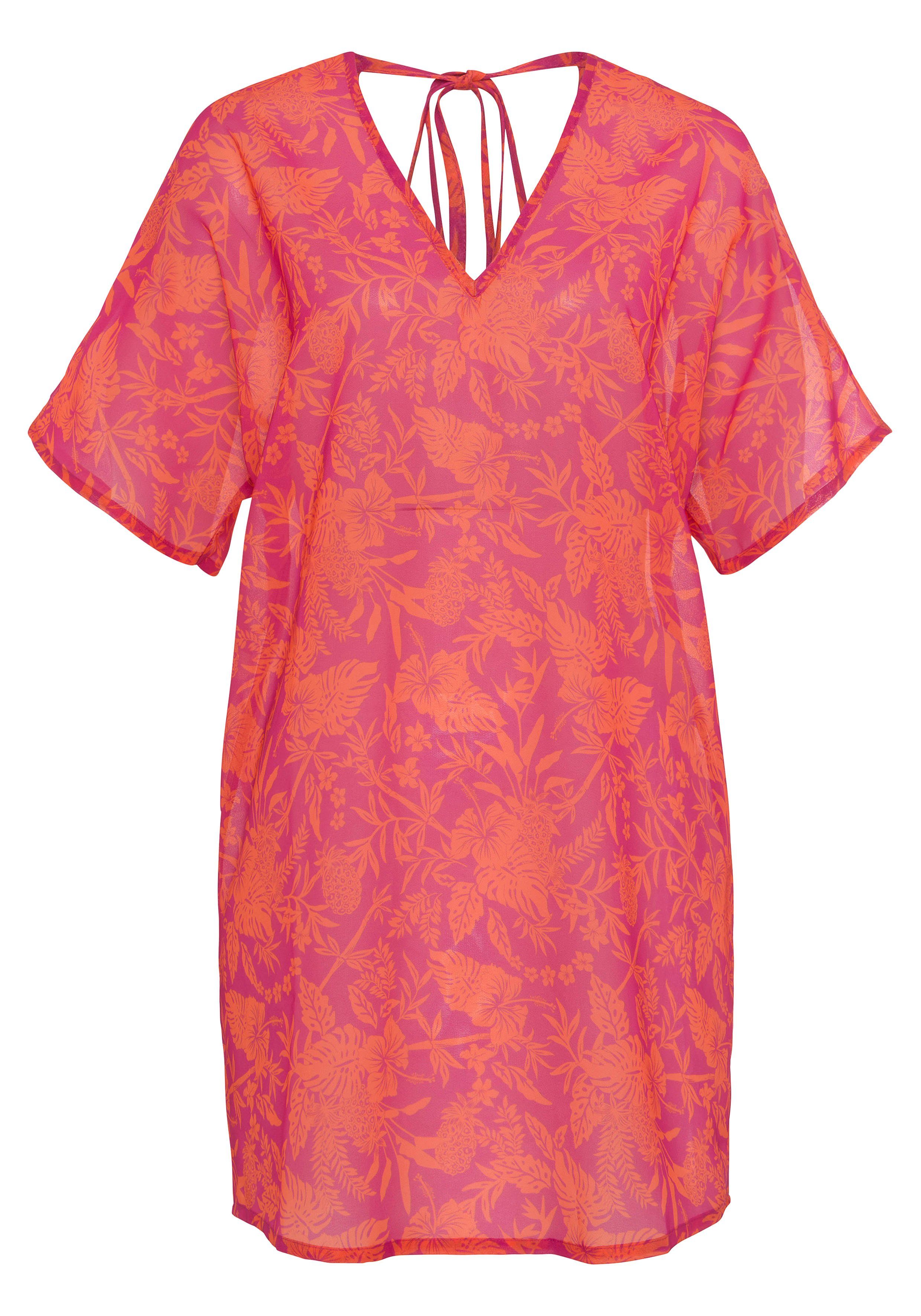 Venice Beach Chiffontunika mit Blumendruck, Strandkleid, modisch, Cover-Up. € 34,99