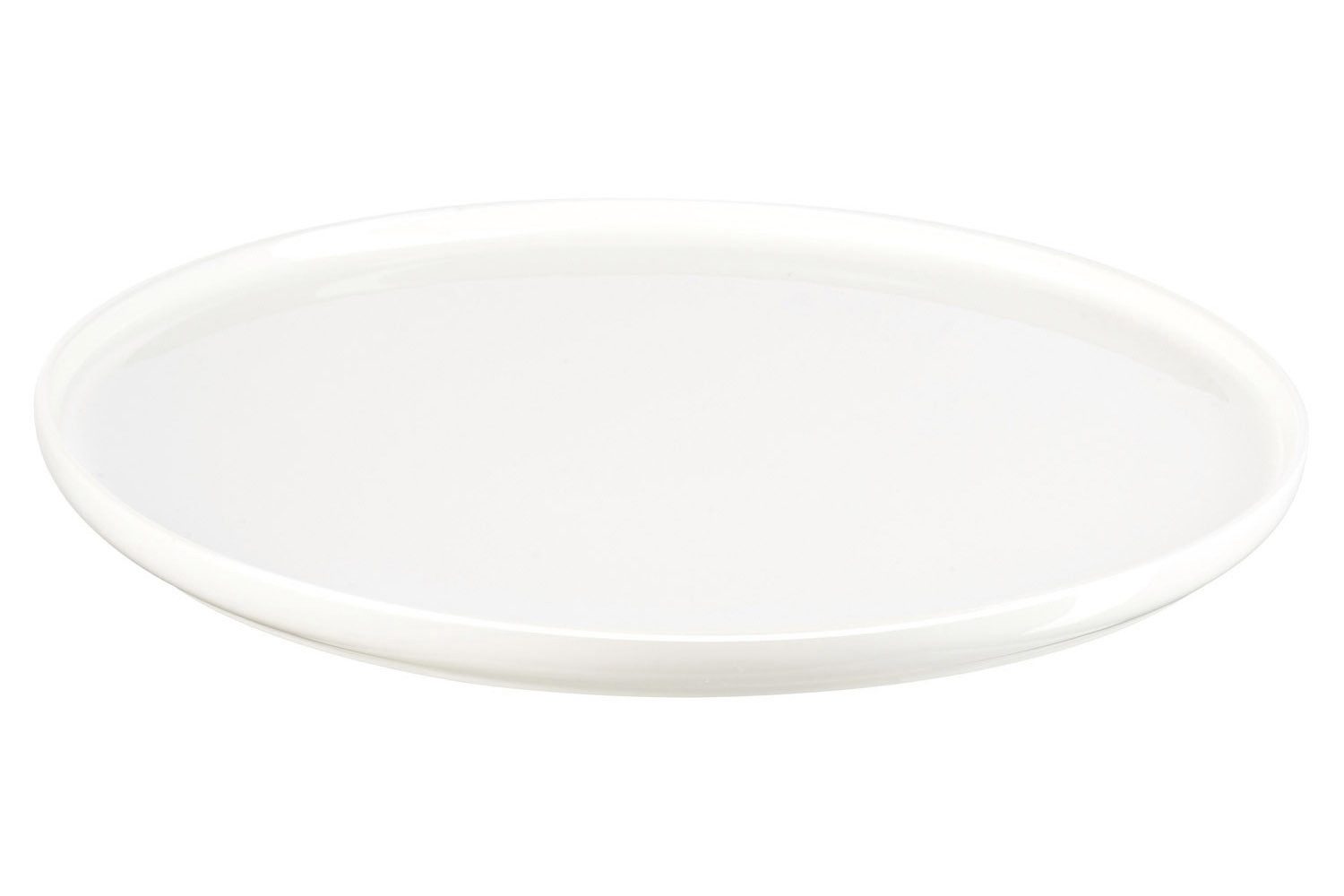 ASA SELECTION Dessertteller OCO, Ø 21 cm, Weiß, Fine Bone China, (1 St), Mikrowellengeeignet, Spülmaschinenfest