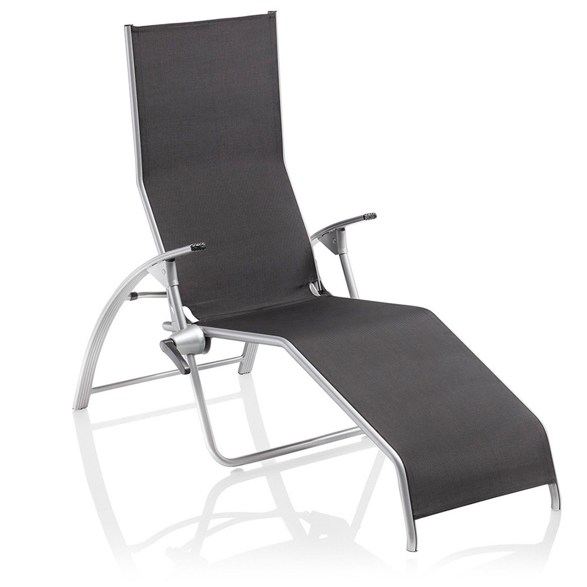 KETTLER Wellnessliege Kettler Tampa Bäderliege Saunaliege 1710-9400 Silber / Charcoal