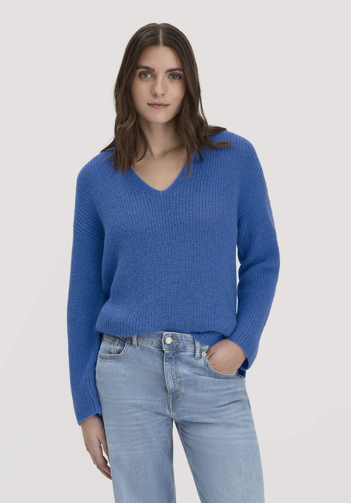Hessnatur Strickpullover aus reinem Alpaka (1-tlg)
