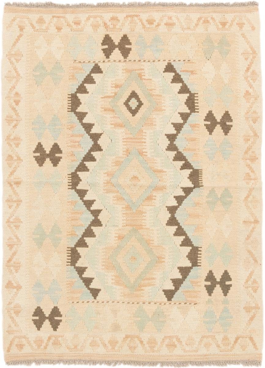 Orientteppich Kelim Afghan 88x119 Handgewebter Orientteppich, Nain Trading, rechteckig, Höhe: 3 mm