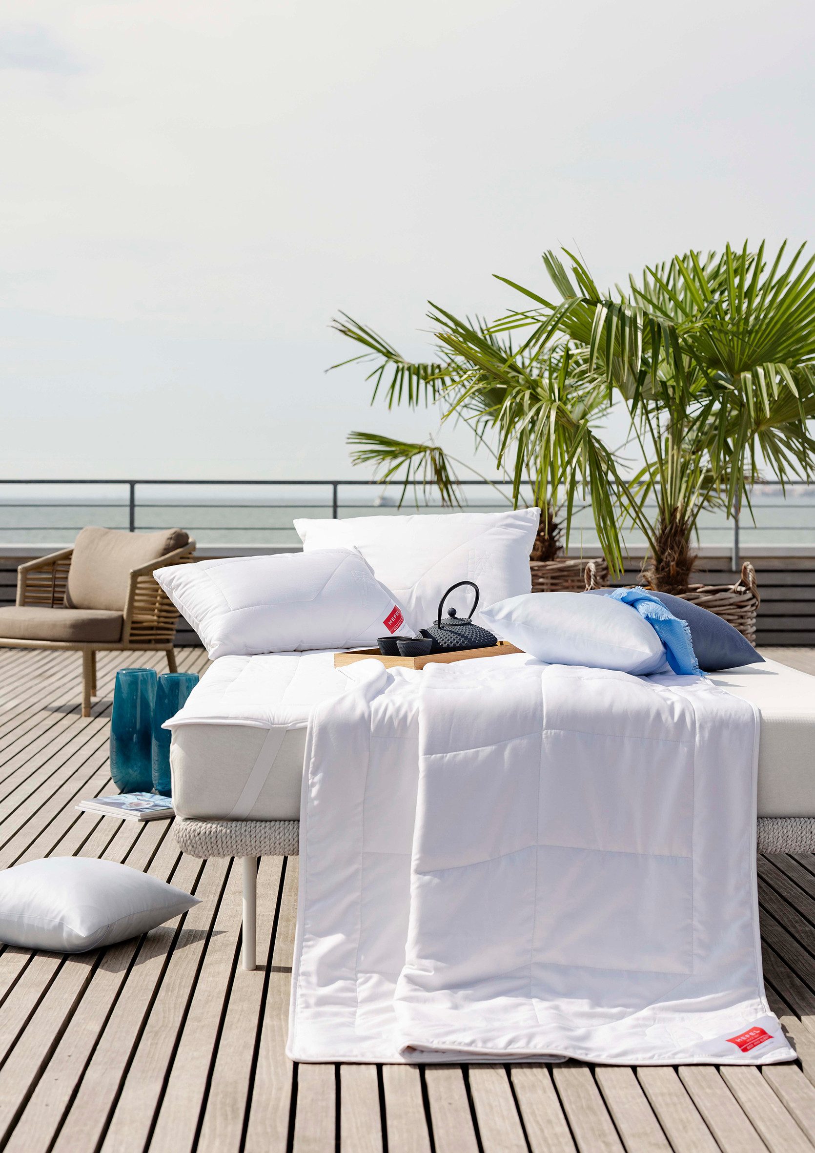 Hefel Naturfaserbettdecke Wellness Retreat, Füllung: 30% CELLIANT-Viskose / 70% Lyocell (Tencel), Bezug: 100% Baumwolle, Bettdecke extraleicht oder normal, Made in Austria