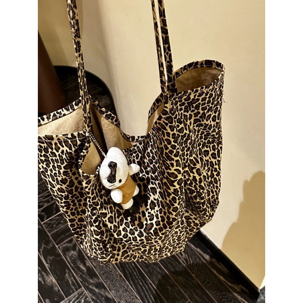 Luckice Umhängetasche Damen Schultertasche Schultertasche mit Leopardenmuster