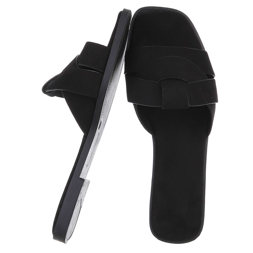 Ital-Design Moderne Damen Sandalen mit geflochtenem Design für Freizeit Pan günstig online kaufen