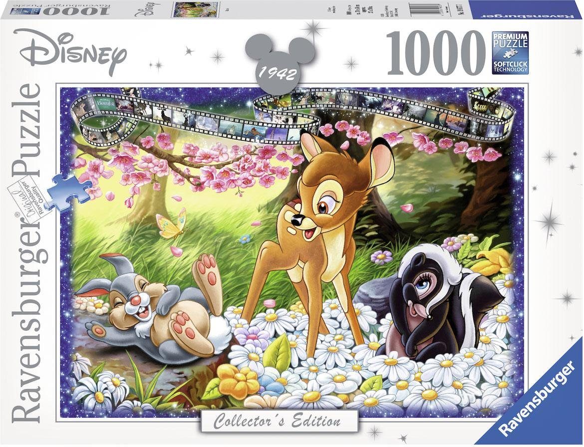 - Puzzleteile, Germany, Puzzle Wald in Disney Made - weltweit Bambi, FSC® 1000 Ravensburger schützt