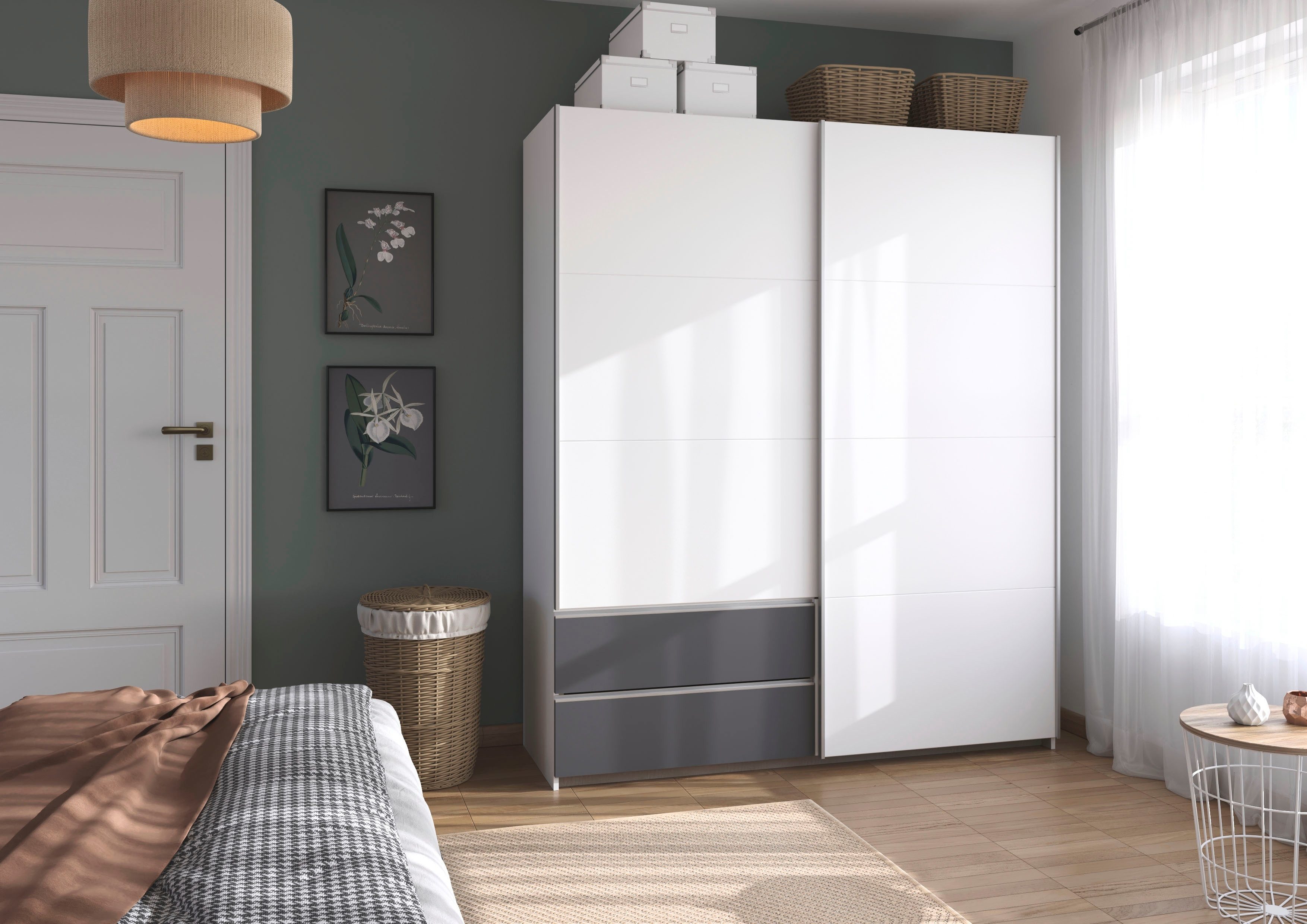 rauch Schwebetürenschrank Kleiderschrank Schrank Garderobe Wäscheschrank günstig online kaufen