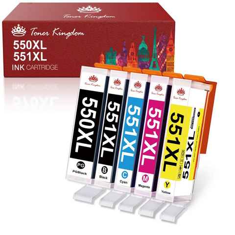 Toner Kingdom 550 XL CLI-551 für CANON MX920 MG5400 iP7250 Tintenpatrone