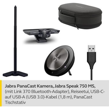 Jabra PanaCast Meet Anywhere+ Konferenzlautsprecher (Kamera, Panorama-Ansicht in 4K-Auflösung)