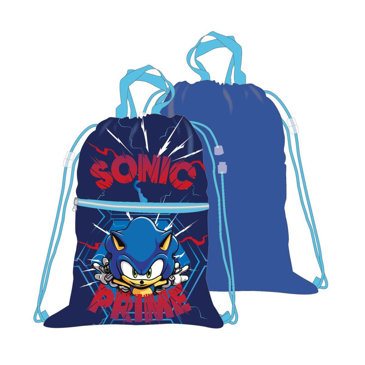 Turnbeutel Sonic Turnbeutel 45cm – Prime Deluxe Sporttasche SEGA