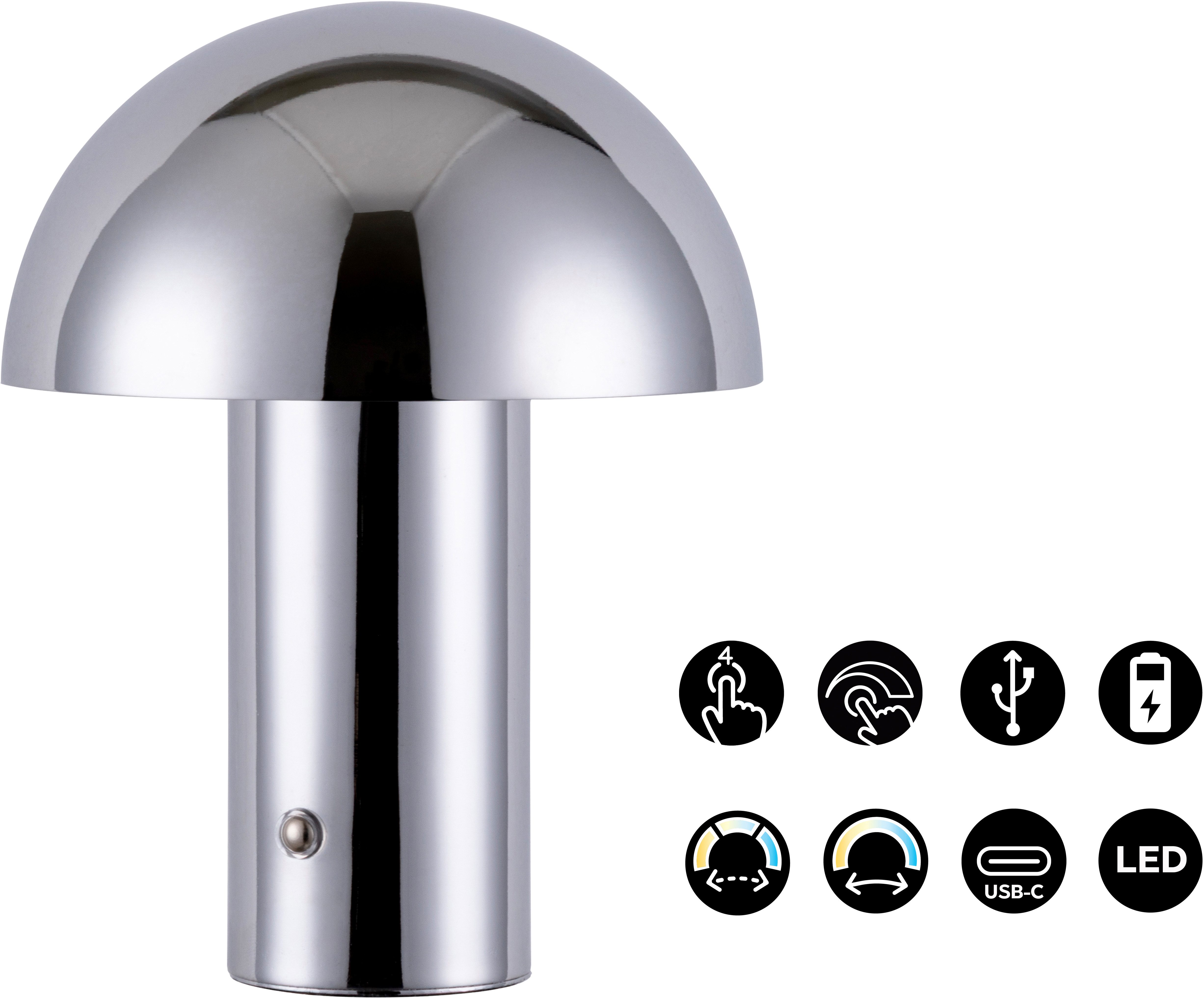 s.Oliver LED Tischleuchte Hillu, mehrere Helligkeitsstufen, LED fest integr günstig online kaufen