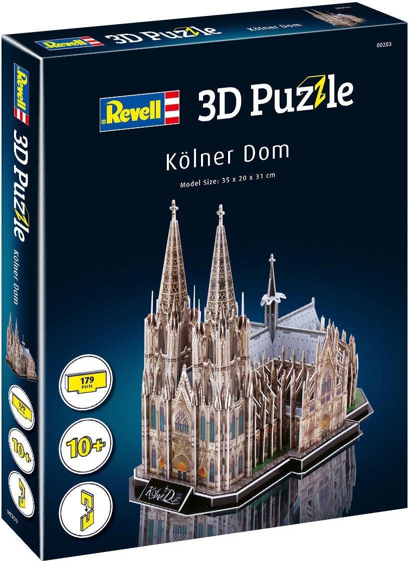 Revell® 3D-Puzzle Kölner Dom, 179 Puzzleteile