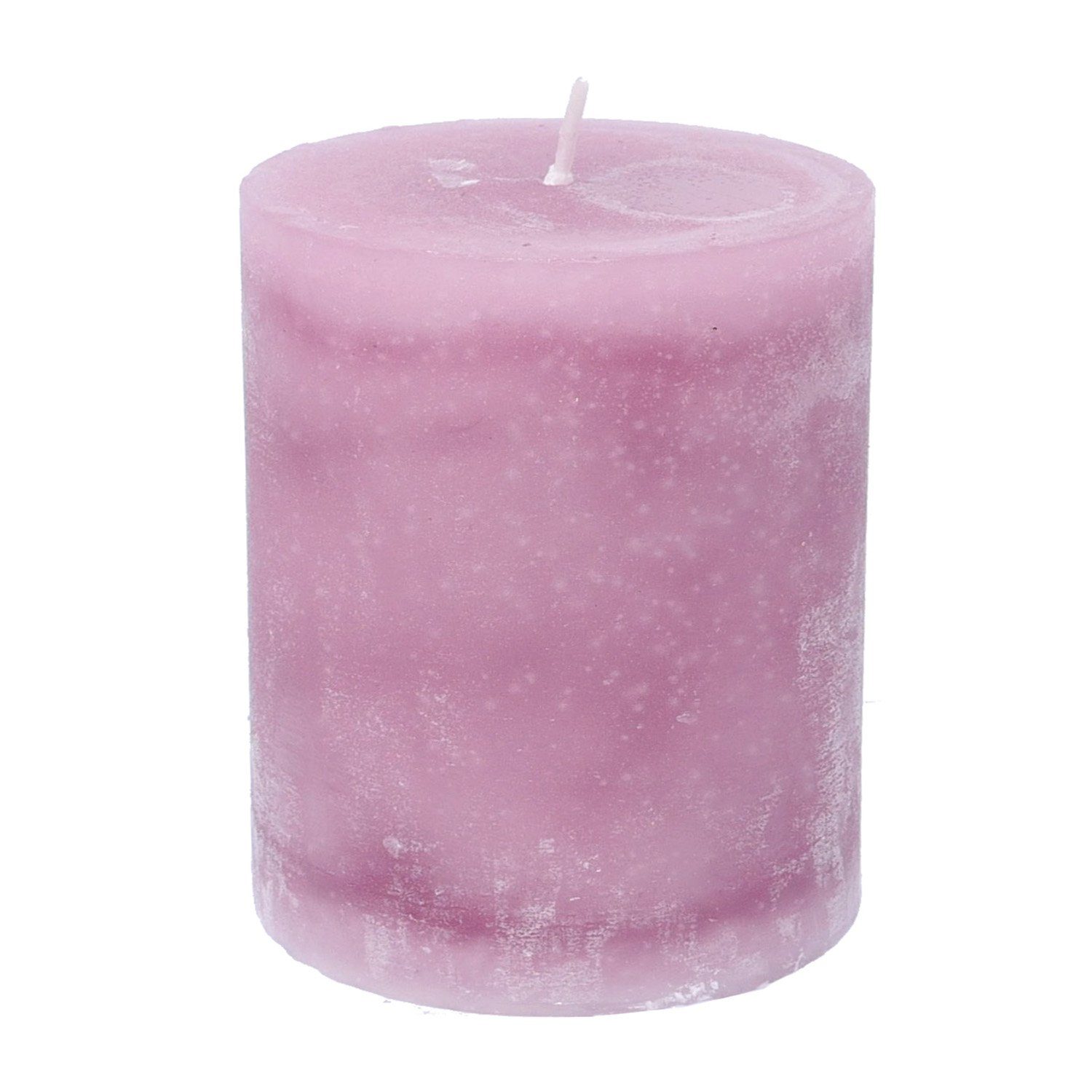 B&S Stumpenkerze Stumpenkerze durchgefärbt rosenholz 10 x Ø 8 cm günstig online kaufen