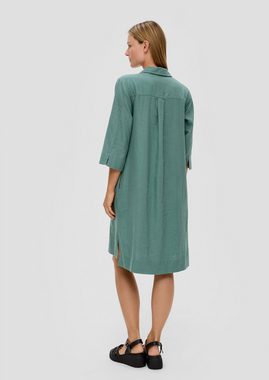 s.Oliver Minikleid Relaxed Fit-Kleid aus Leinenmix