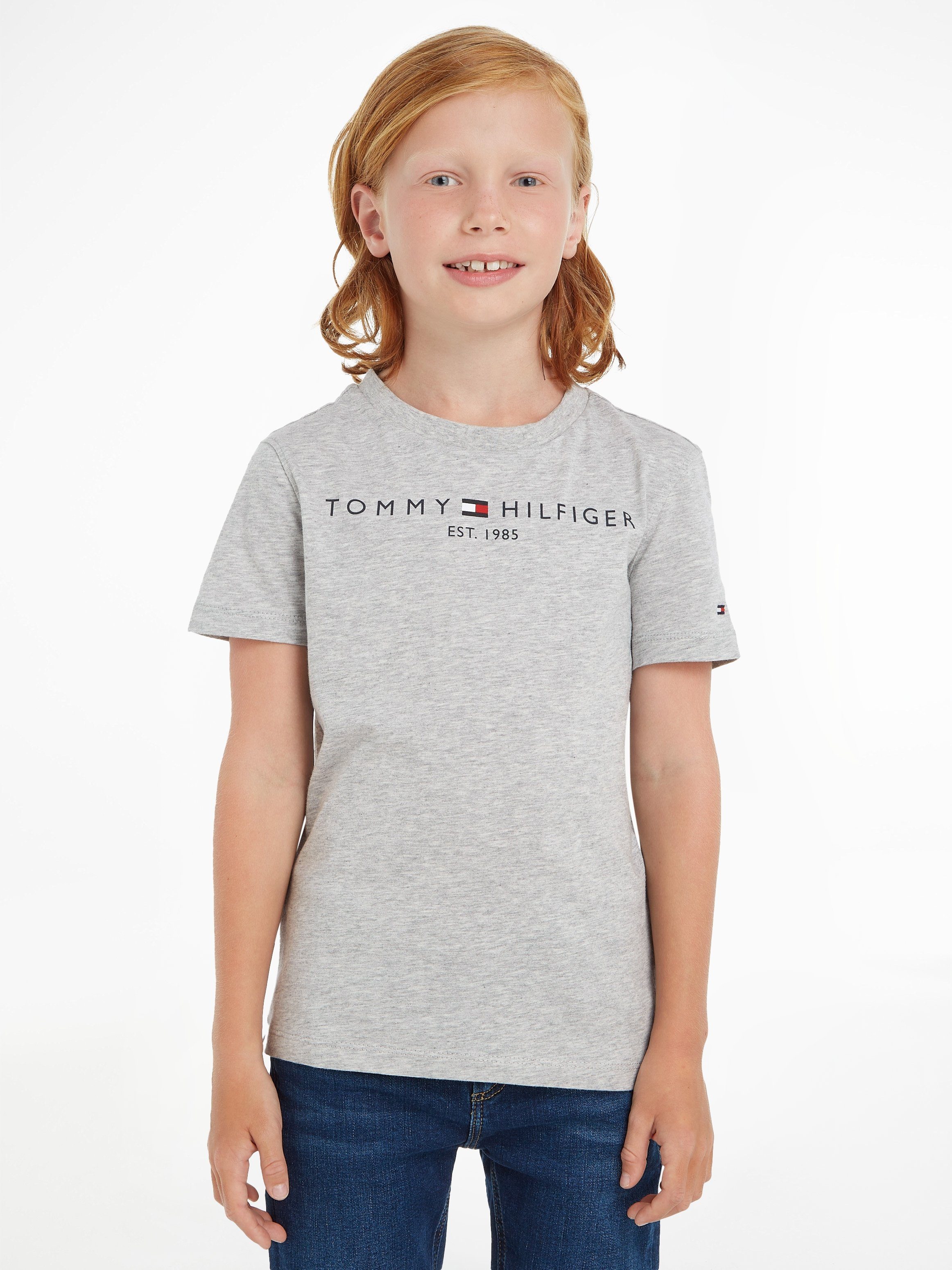 Hilfiger Jungen ESSENTIAL MiniMe,für TEE Junior Mädchen Kids T-Shirt und Kinder Tommy