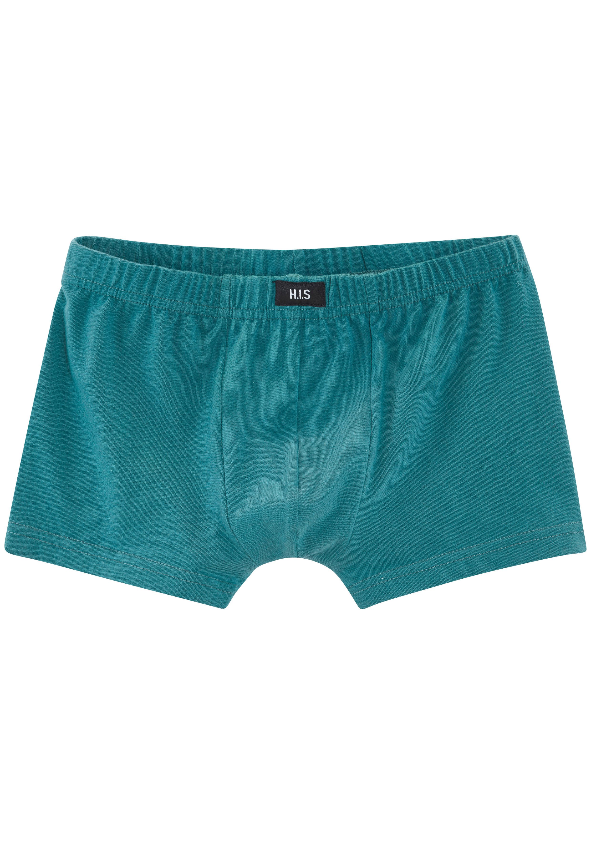 H.I.S Boxer Boxershorts für Jungen (Packung, 5-St) unifarben, mit Markenlabel, Baumwollmischung – Bild 4 von 5