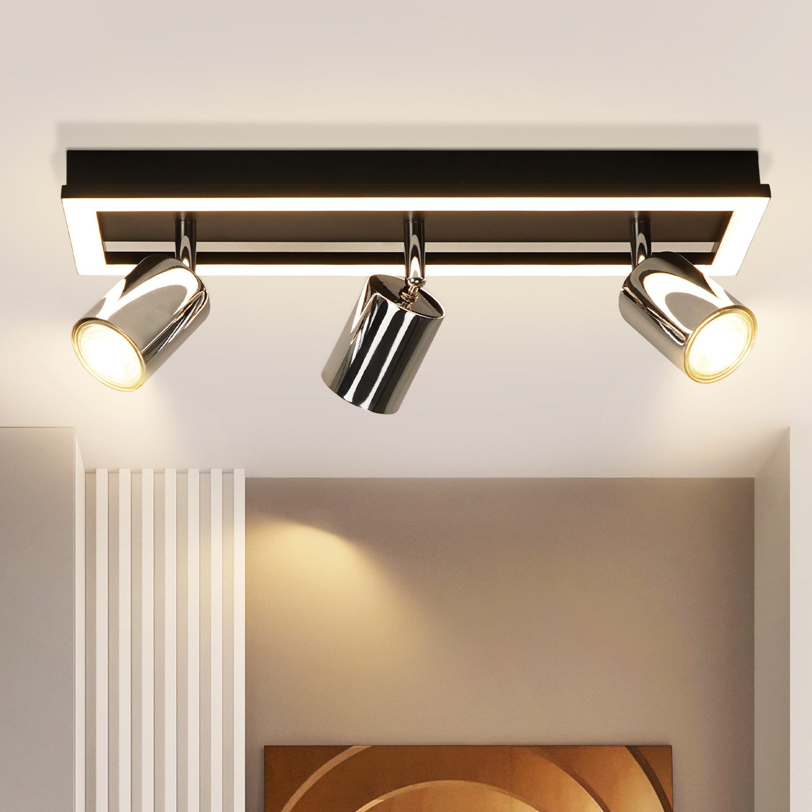 Nettlife LED Deckenstrahler Deckenleuchte 2/3/4 Flammig günstig online kaufen