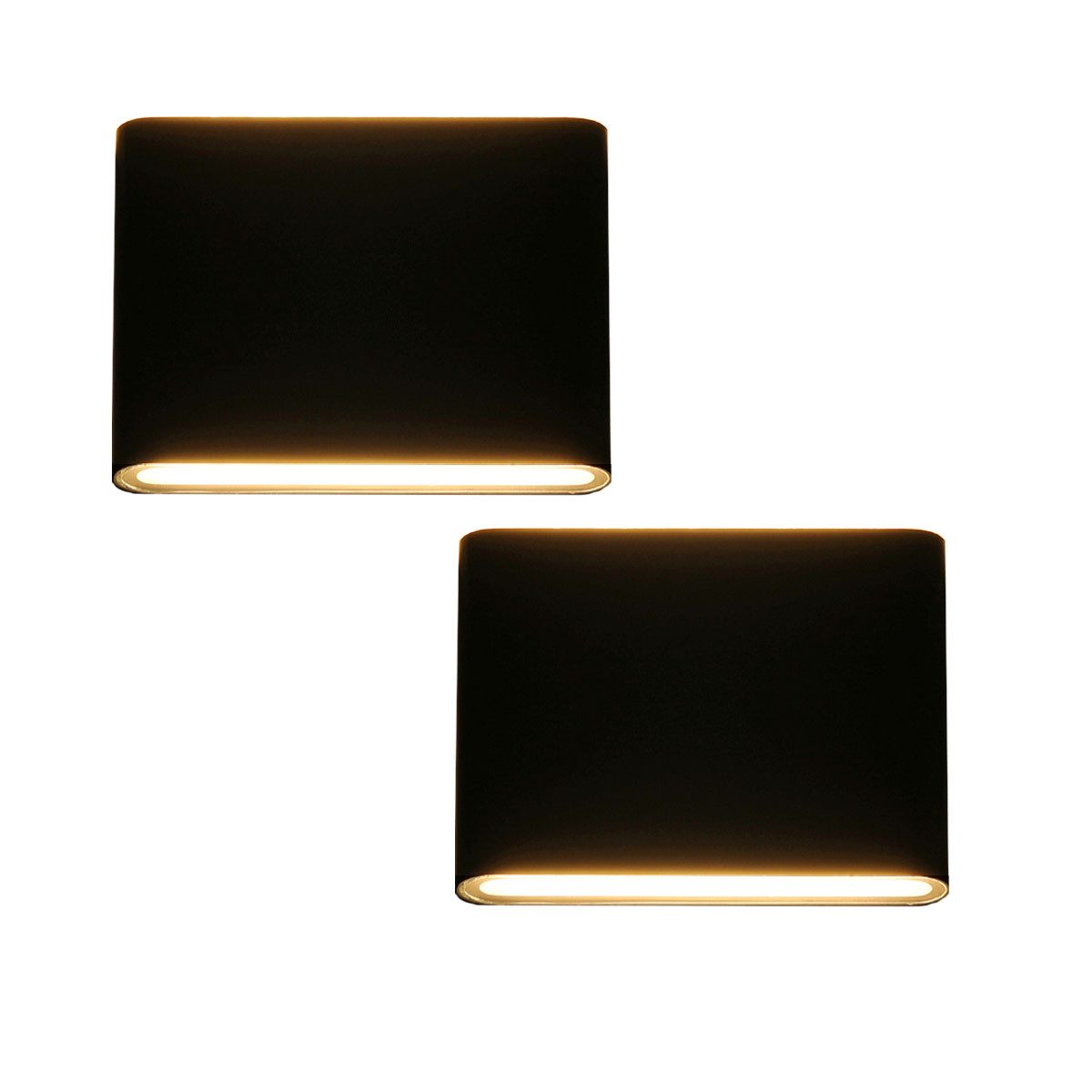 oyajia Wandleuchte 2 Stück LED Wandlampe, günstig online kaufen