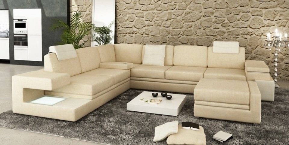 JVmoebel Ecksofa, Wohnlandschaft XXL Ecksofa Polster Eck Ecke Sitz Sofas Couchen Leder