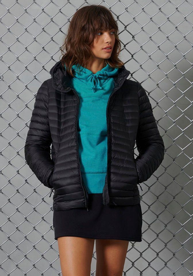 Damen Jacken Superdry Leichtdaunenjacke CORE DOWN Premium Daunenjacke mit eleganter, sportlicher Steppung