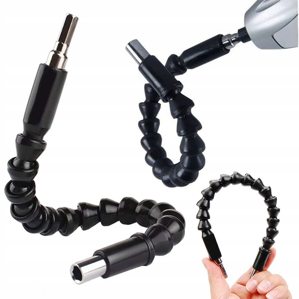 RACEL Bit-Schraubendreher Flexible Bit Verlängerung 300 mm Bithalter Aufsatz für Akkuschrauber, (1 St), Flexibel, vielseitig