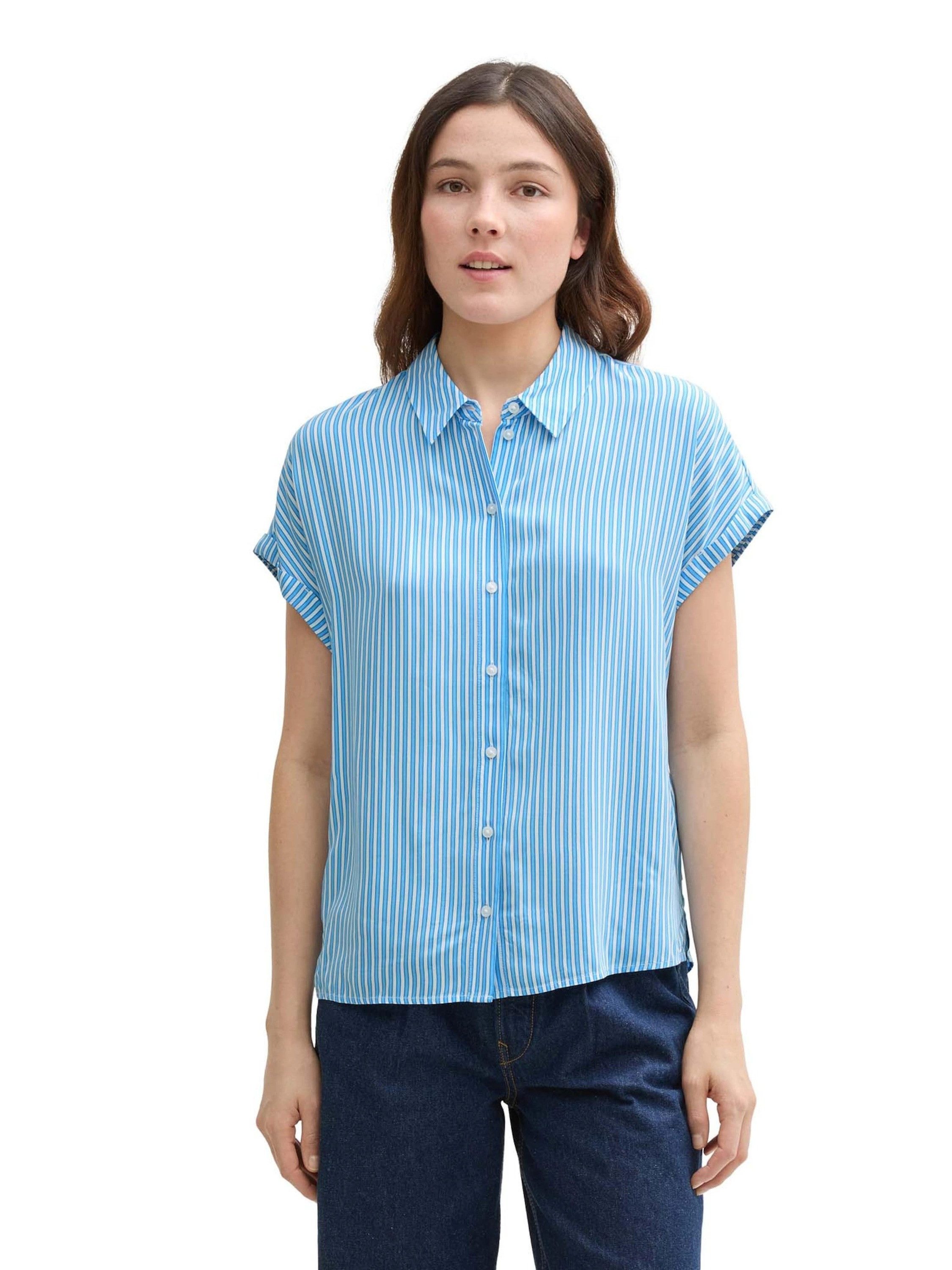 TOM TAILOR Denim Tunika (1-tlg) Falten