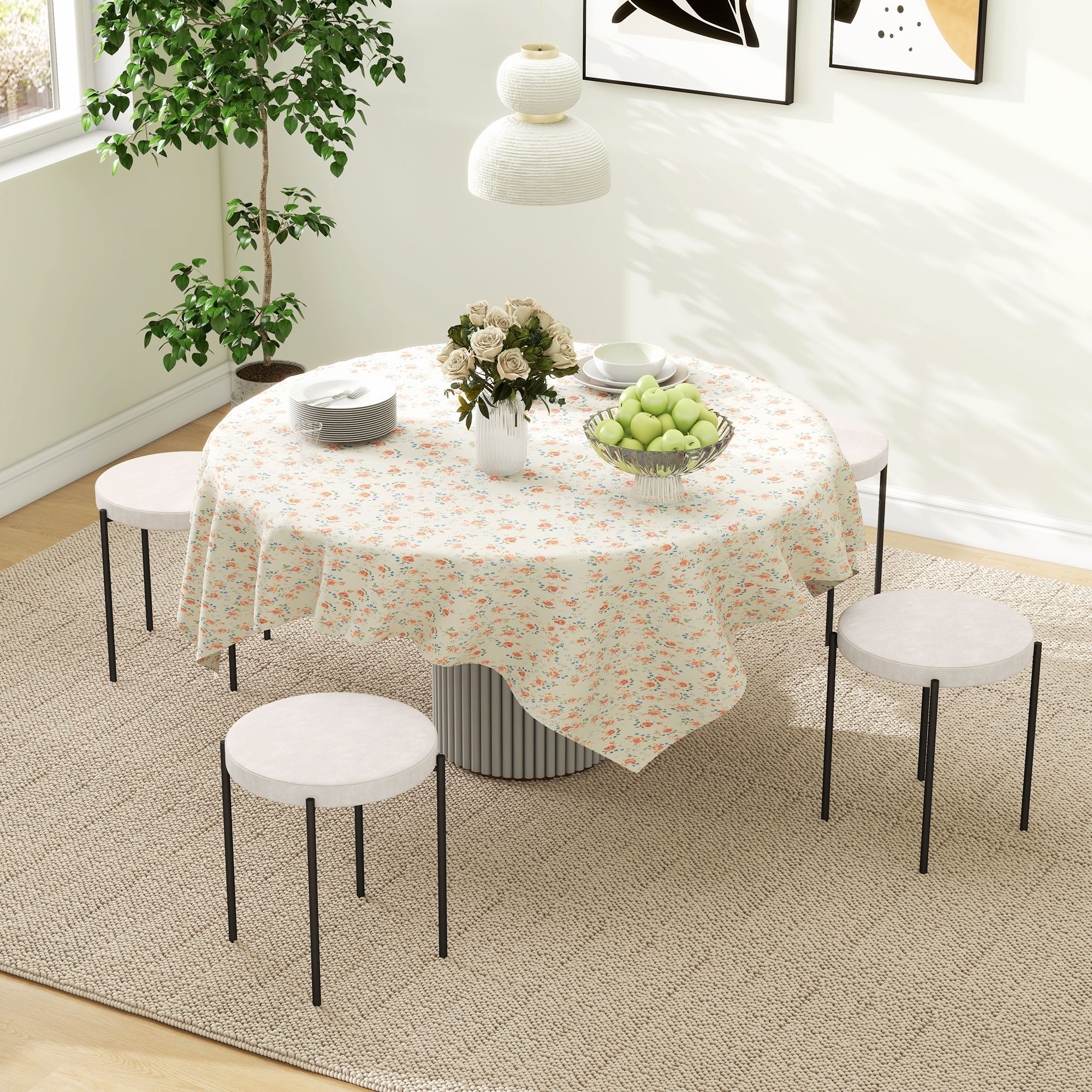 HOMCOM Esszimmerstuhl Thekenhocker mit gepolstertem Sitz, günstig online kaufen