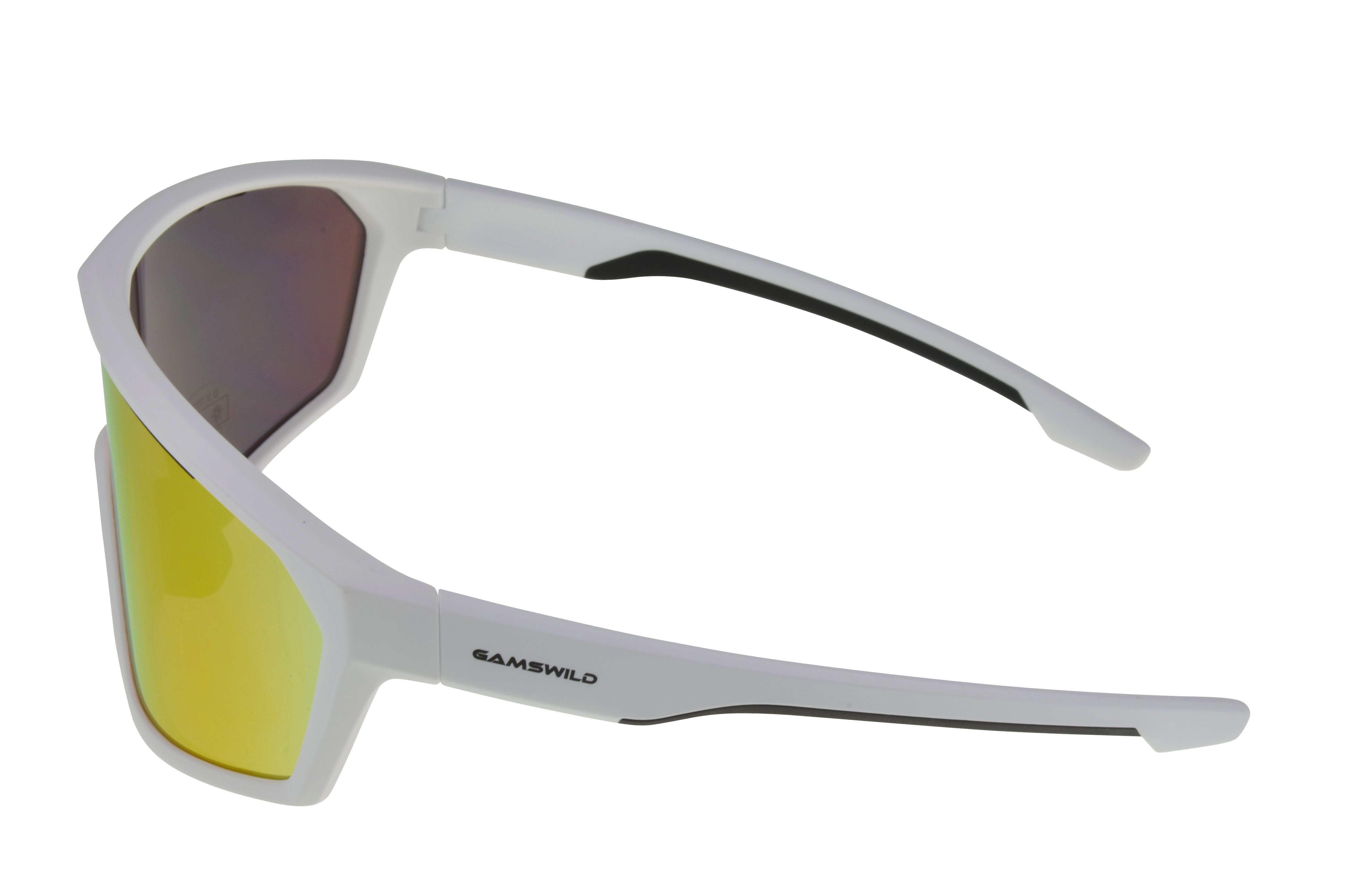tolles Sonnenbrille Damen Design, TR90 Monoscheibensonnenbrille WS5838 Herren blau, weiß Gamswild Fahrradbrille grün, Unisex Skibrille