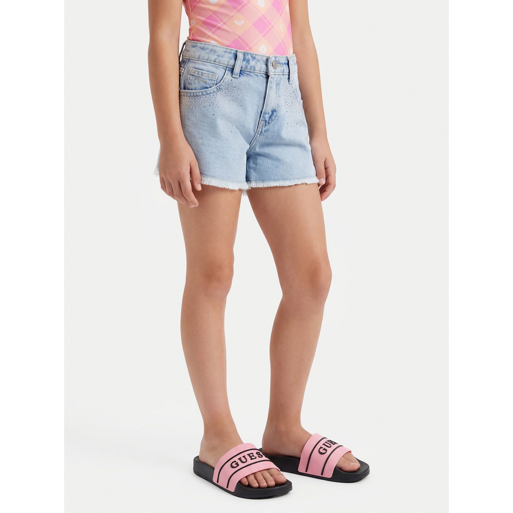 Guess Guess Flip-Flops für Mädchen, Rosa Badepantolette