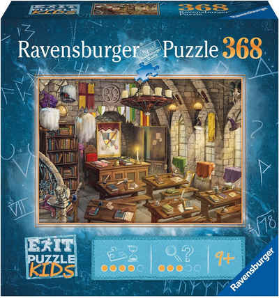 Ravensburger Puzzle »Exit Kids, In der Zauberschule«, 368 Puzzleteile, Made in Germany, FSC® - schützt Wald - weltweit