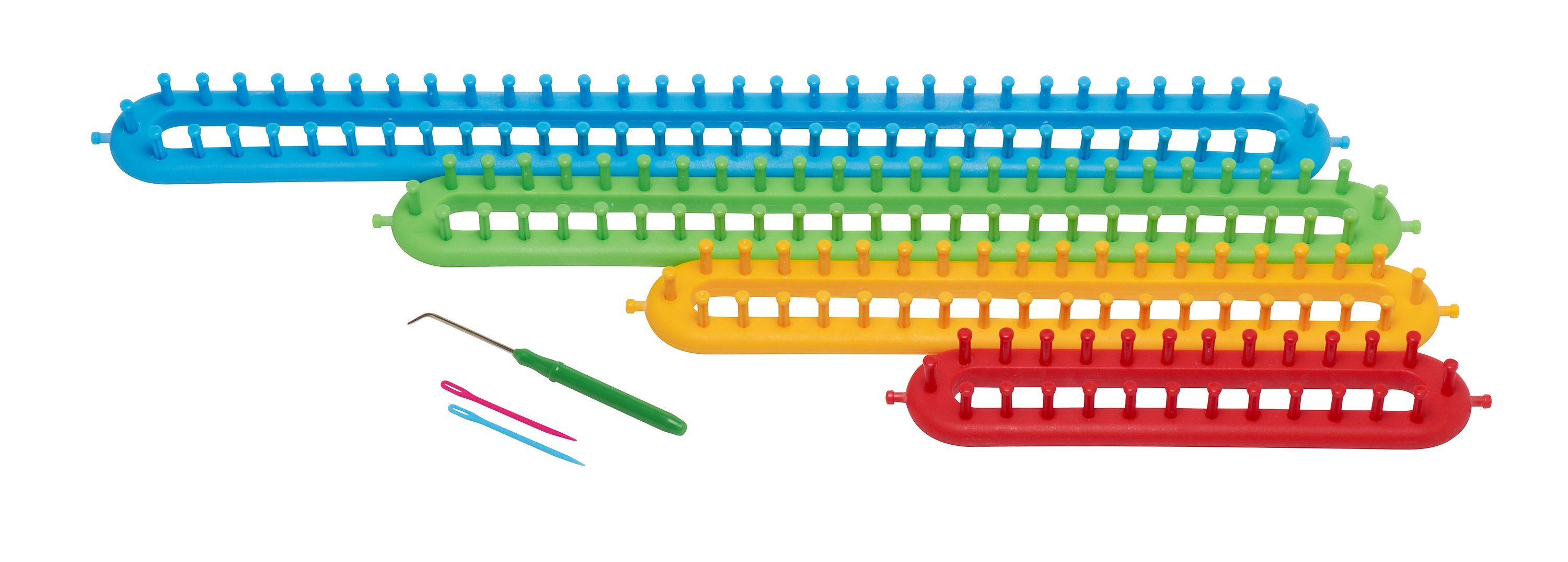 VBS Wanddekoobjekt Strickleisten, 4 Stück günstig online kaufen