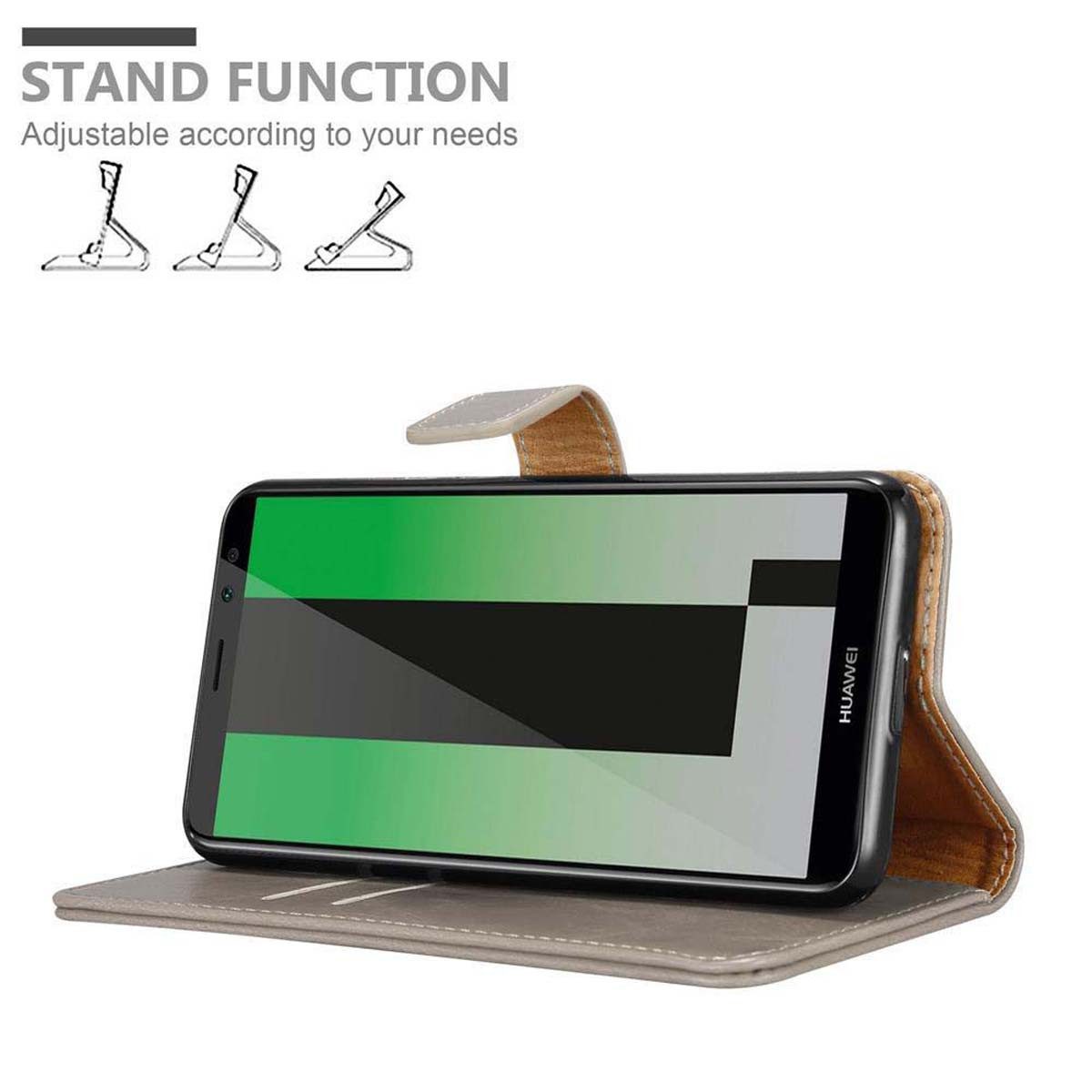 Cadorabo Handyhülle für Huawei MATE 10 LITE Hülle Huawei MATE 10 LITE, Klappbare Handy Schutzhülle - Hülle - mit Standfunktion und Kartenfach