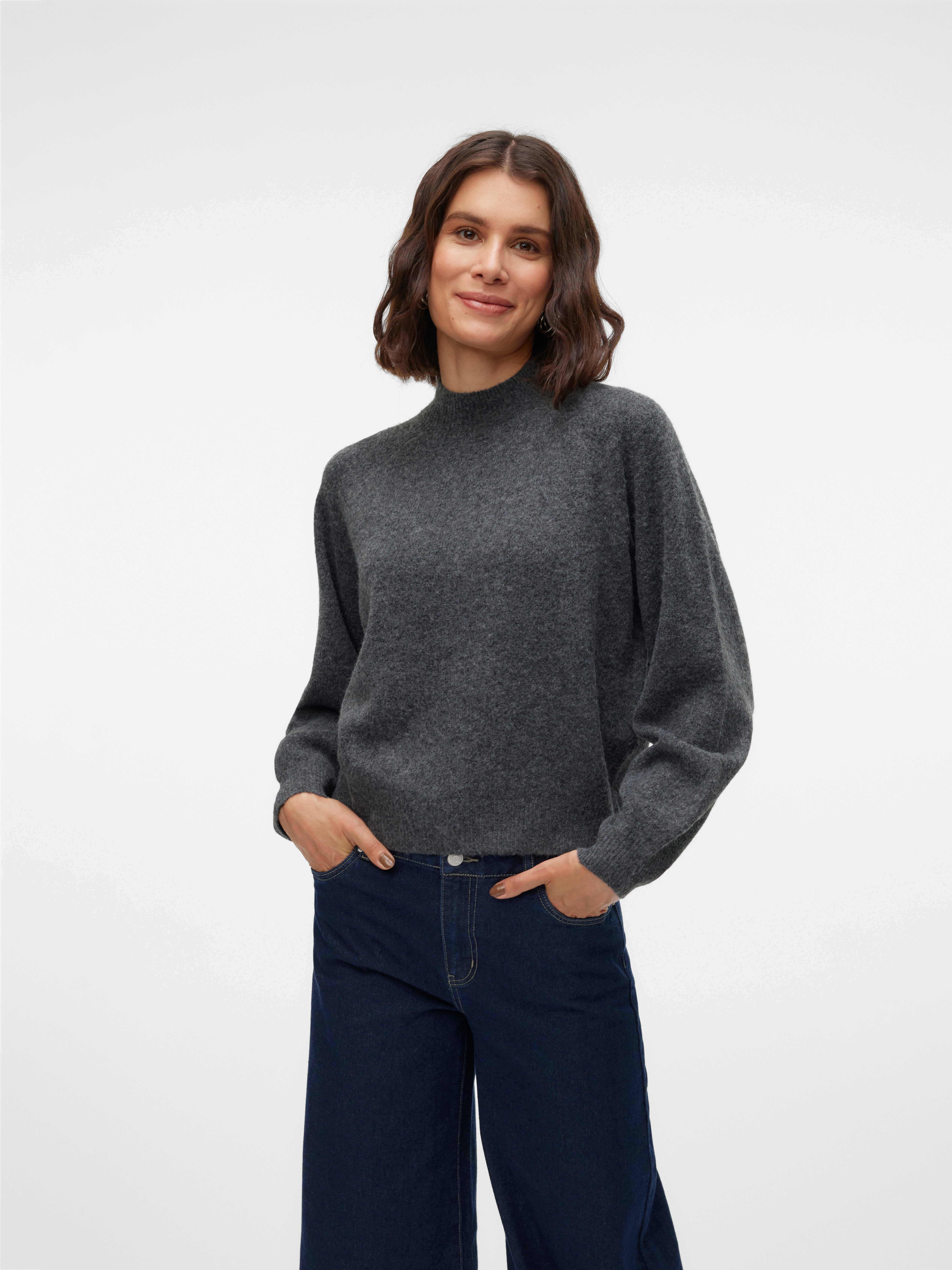 Vero Moda Strickpullover VMLEAF LS HIGH günstig online kaufen