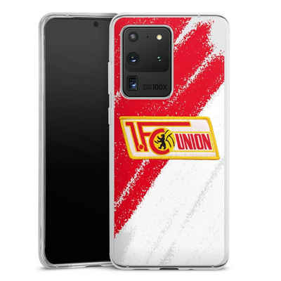 DeinDesign Handyhülle Offizielles Lizenzprodukt 1. FC Union Berlin Logo, Samsung Galaxy S20 Ultra Silikon Hülle Bumper Case Handy Schutzhülle