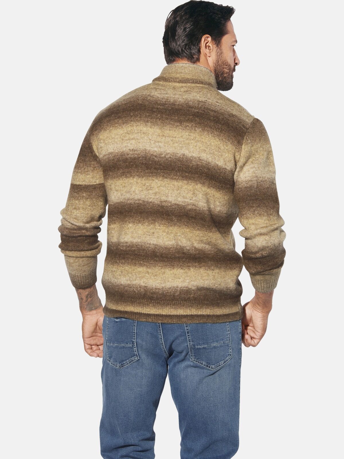 Jan Vanderstorm Strickpullover AKSELSTAD mit Streifenmuster