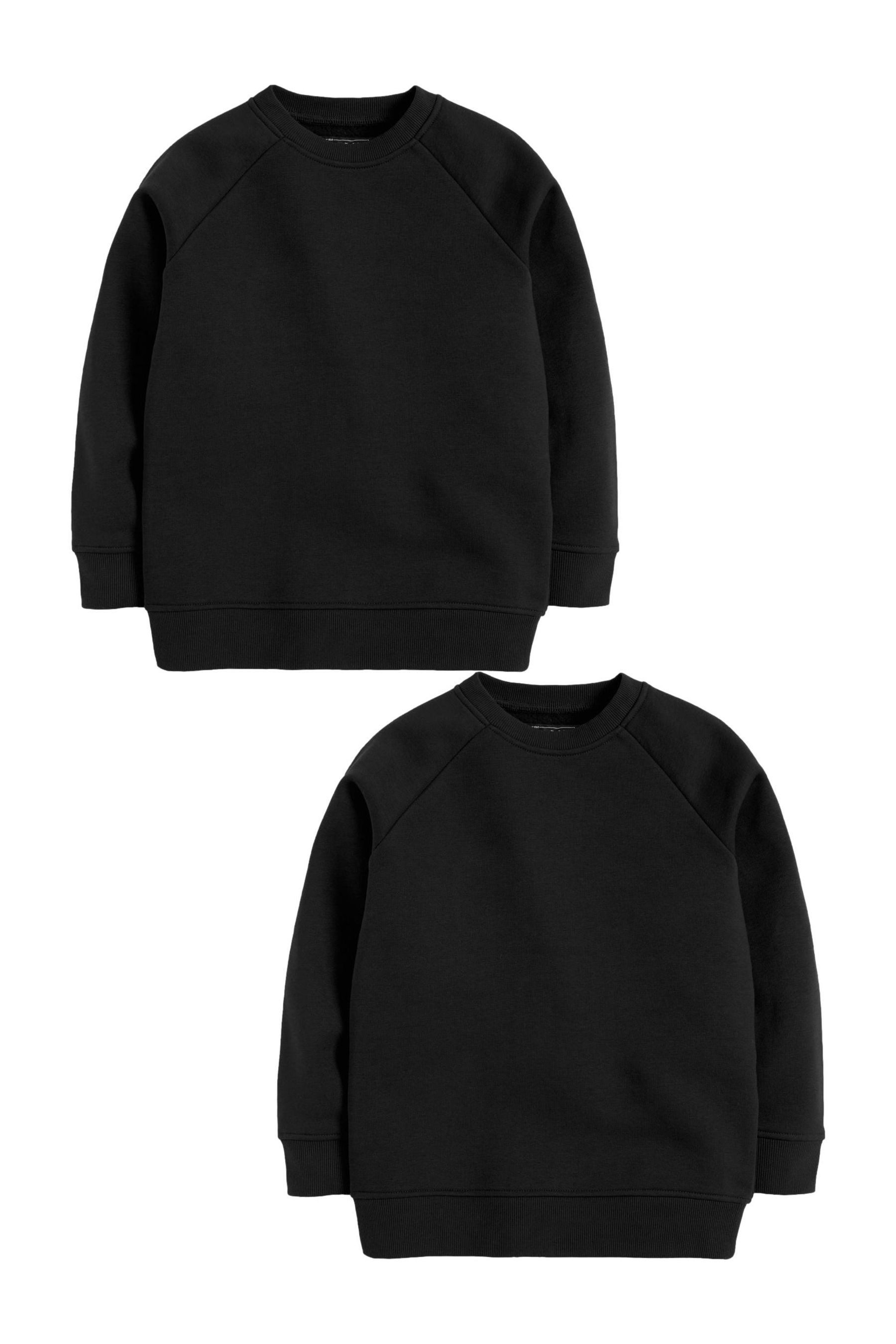 Sweatshirt Schulpullover mit V-Ausschnitt 2er-Pack