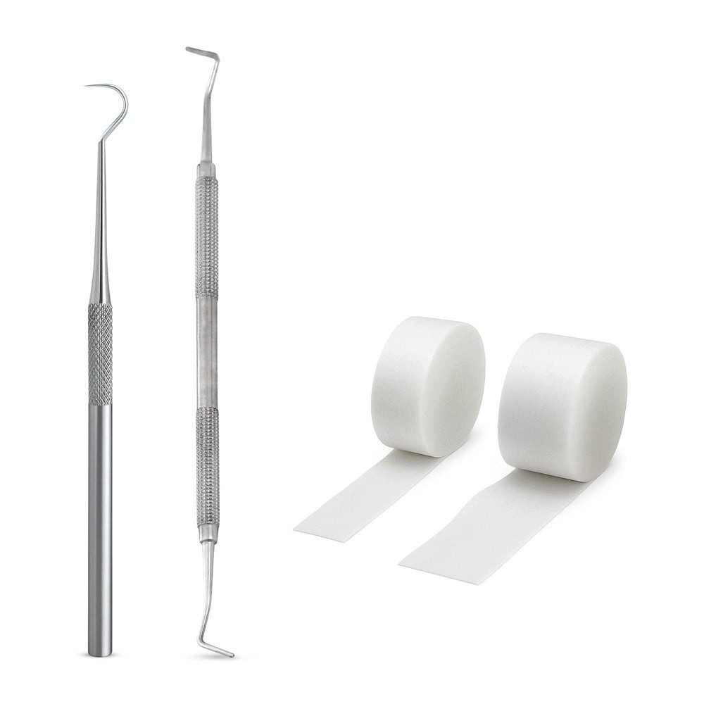 Excellent Solingen Maniküre-Pediküre-Set Tamponadensonde & Wattehaken Set 2-teilig Edelstahl, 1-tlg.