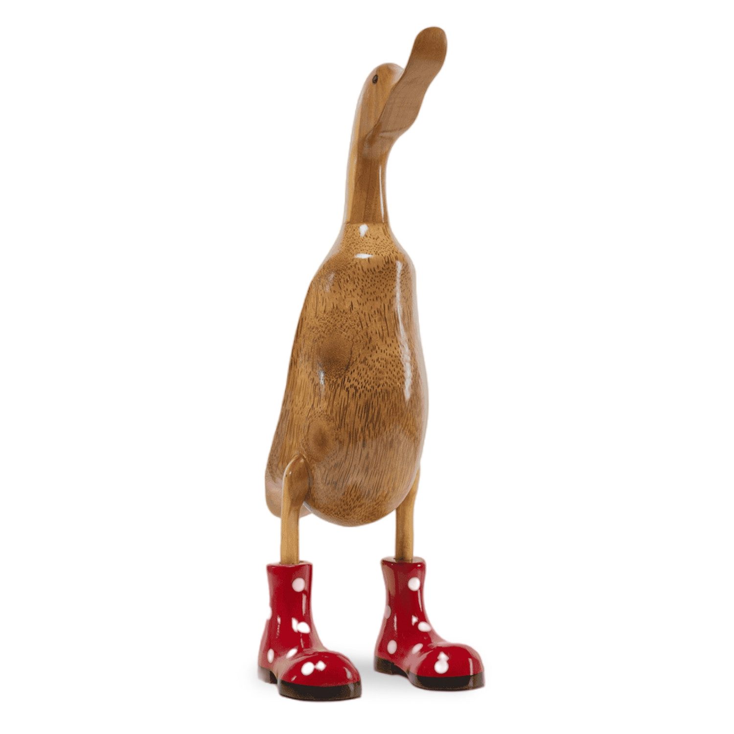 Rikmani Dekofigur Holzfigur Ente Stiefel - günstig online kaufen