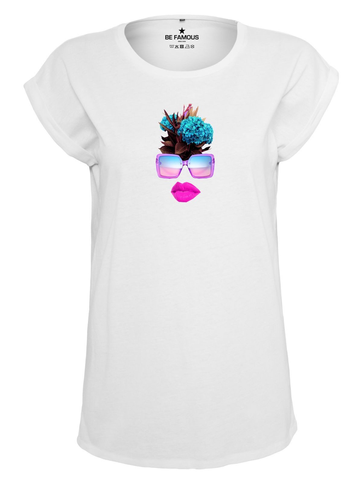 Be Famous Print-Shirt Rolled sunlip (1-tlg., keine)