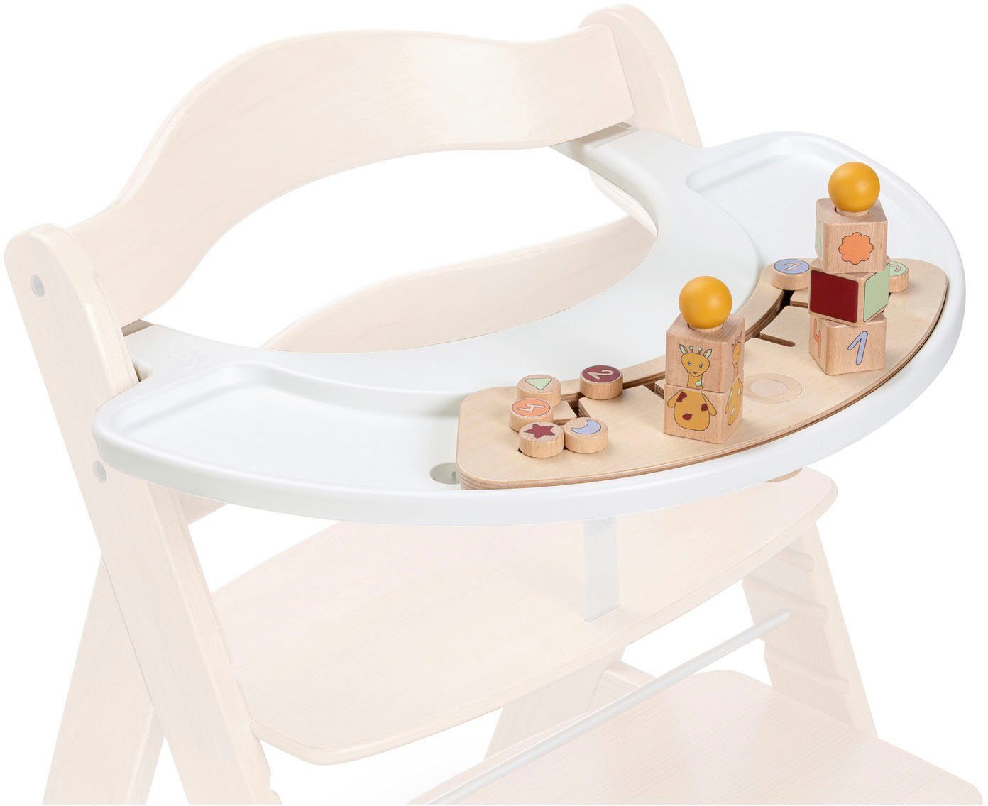 Hochstuhltablett Alpha Play Sorting Set Giraffe