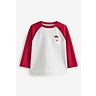 Grey/Red Santa Raglan