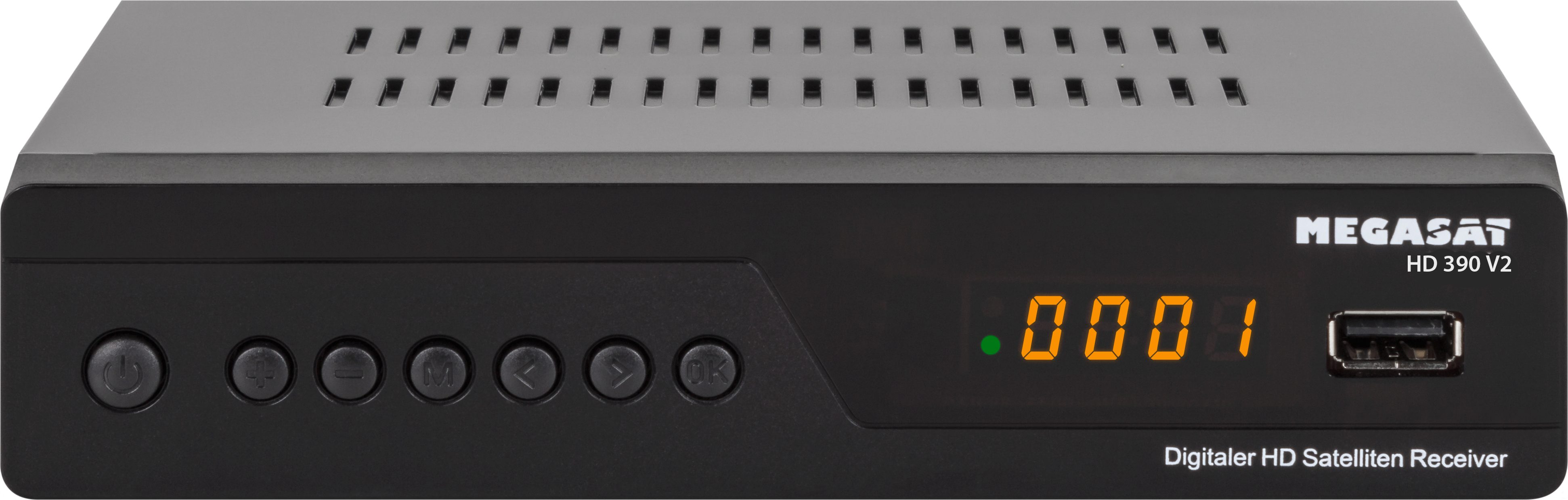 Megasat Megasat HD 390 HDTV Sat Receiver digital Full HD 1080p USB Unicable Satellitenreceiver