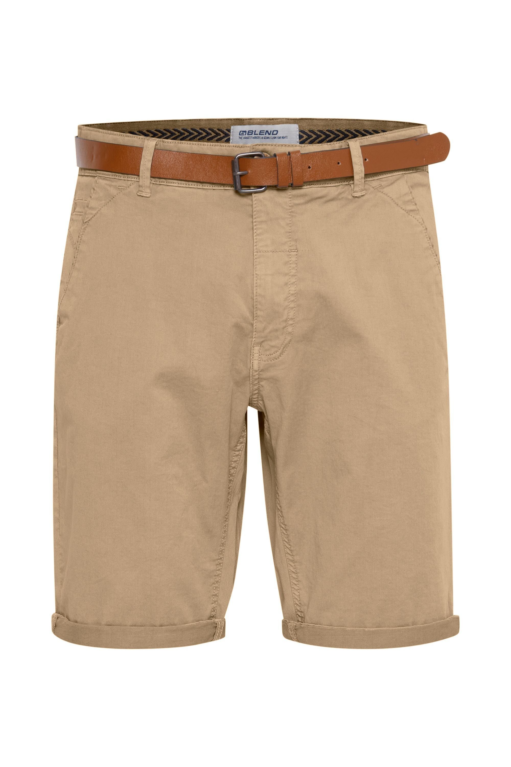 Blend Chinoshorts BHBrane Stilvolle Chino Shorts mit Eingrifftaschen und Gürtel – Bild 2 von 5