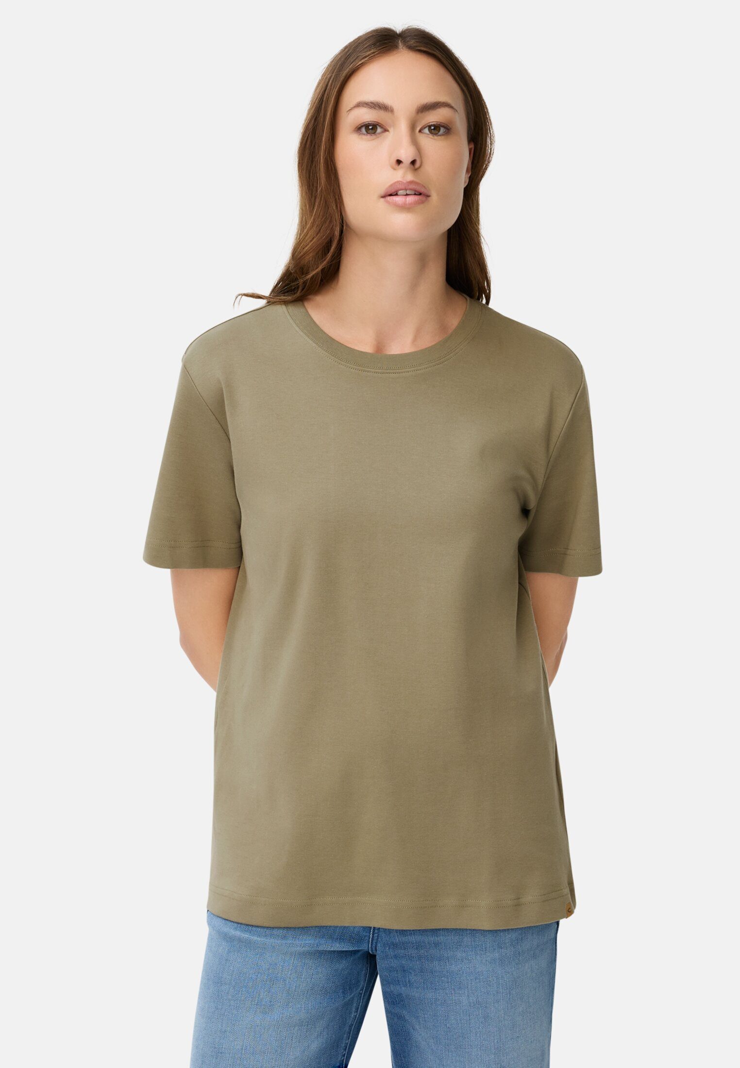 camel active T-Shirt aus reiner Baumwolle günstig online kaufen