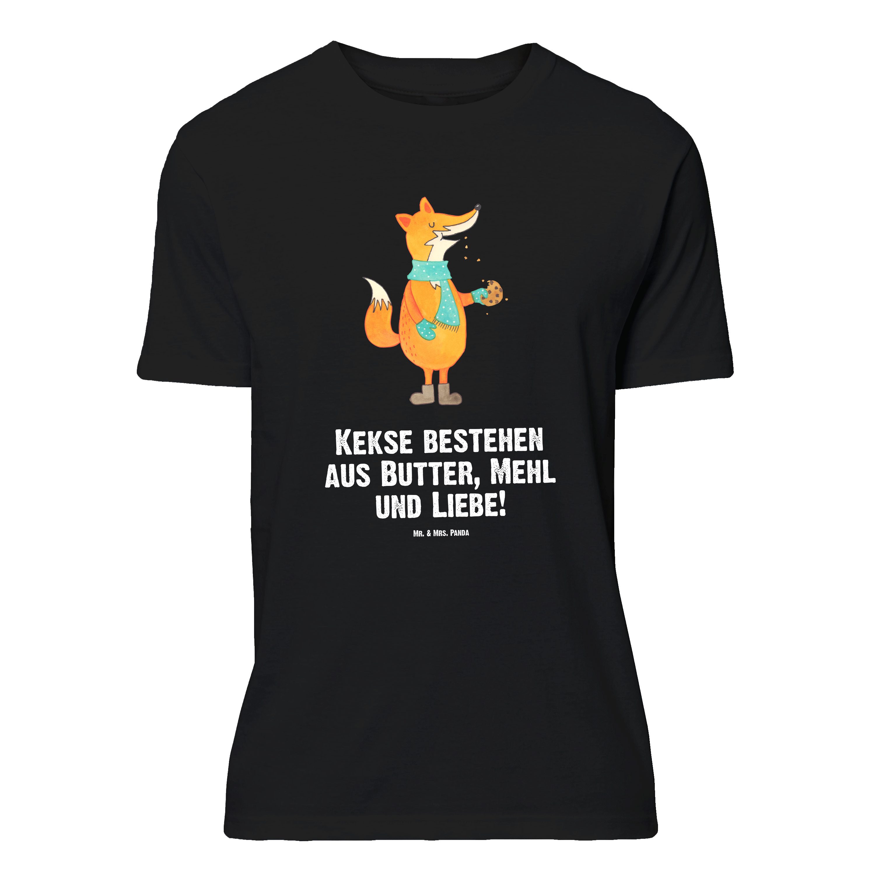 T-Shirt Fuchs Keks, Größe L T-Shirt, Schwarz, T-Shirt mit Spruch, Liebe, Shir