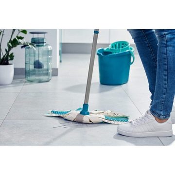 Leifheit Leifheit Ersatzkopf Power Mop 3-in-1, spezielle Viskose und Mikrofaser für hartnäckige Flecken auf Fliesen und Steinböden Moppaufsatz