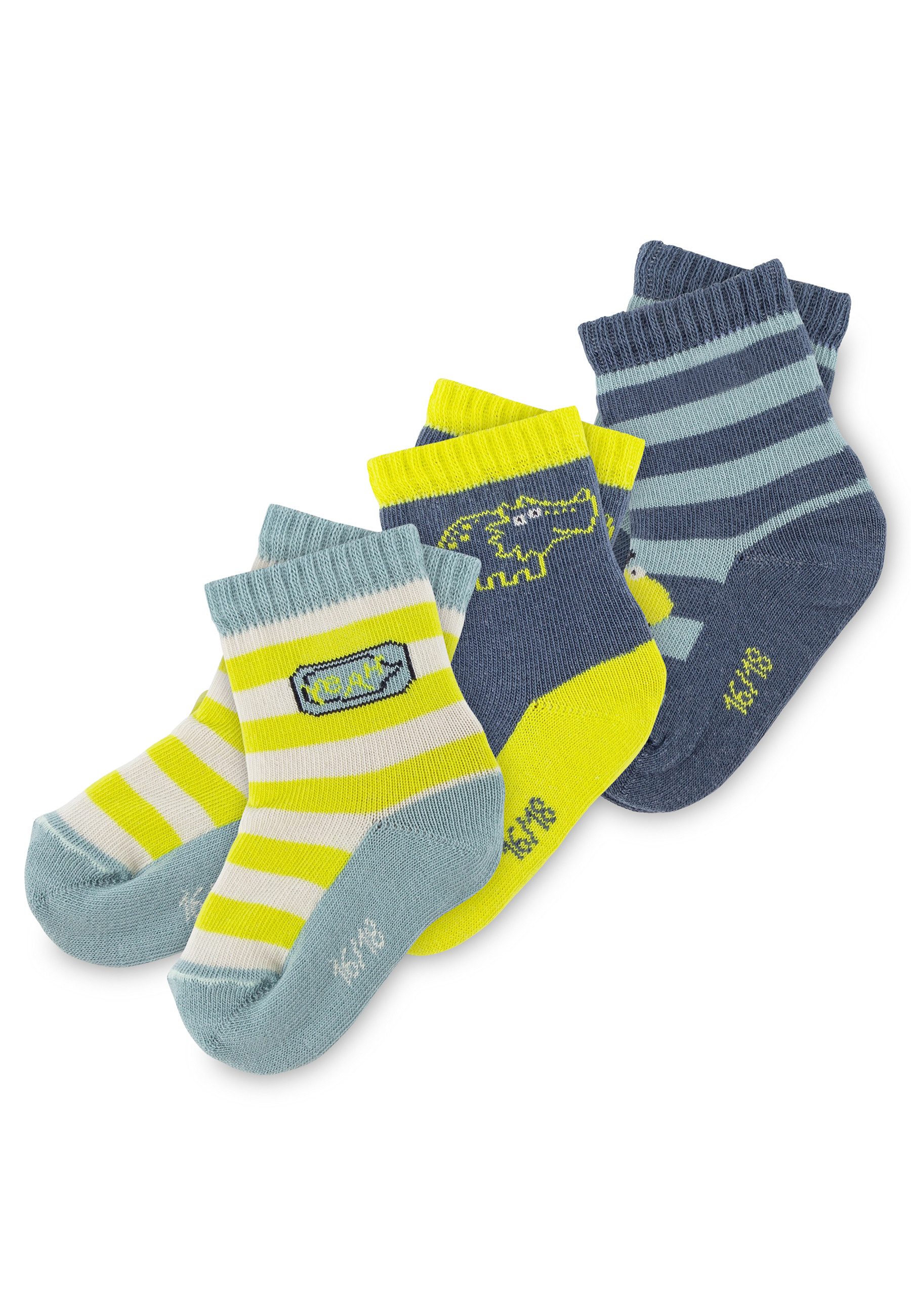 Sigikid Носки Носки-Set 3er Sporty Dino für Babys Jungen (3-Paar)