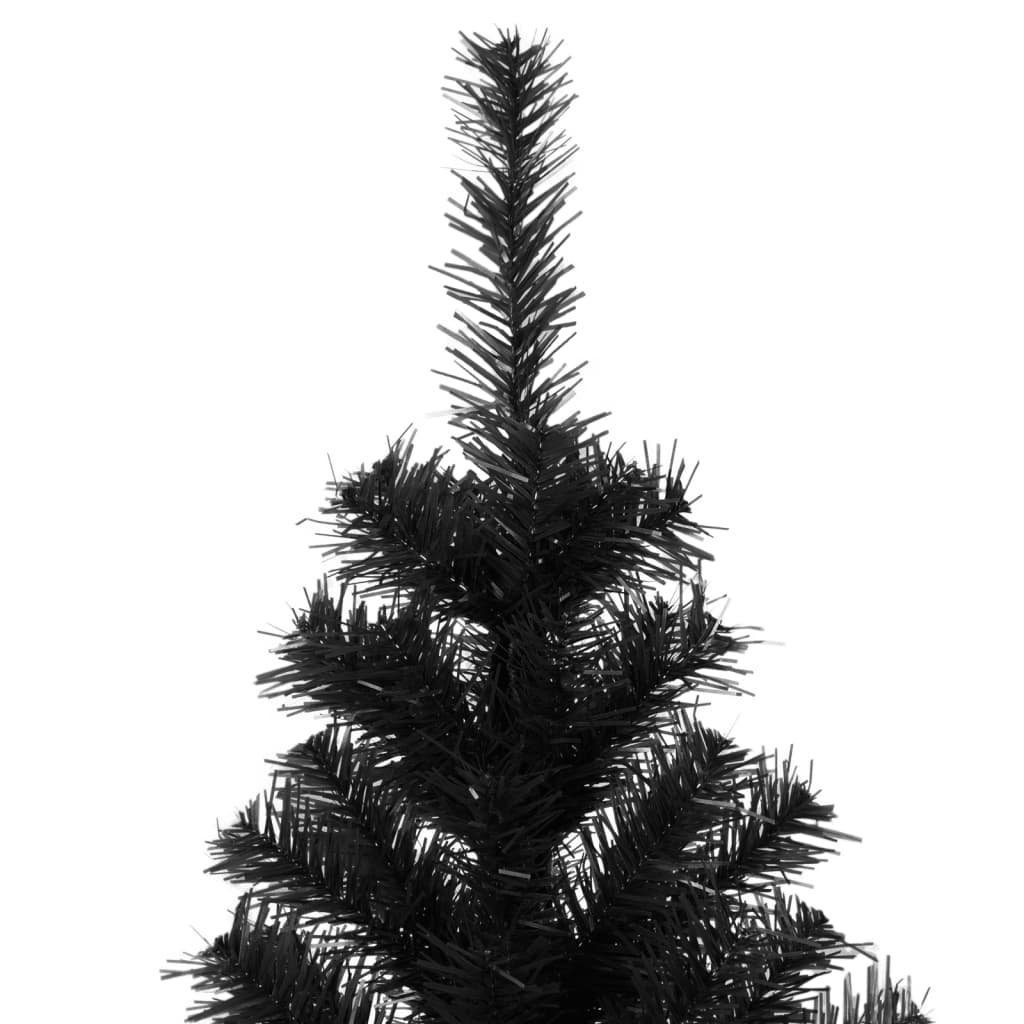 Schwarz 210 Weihnachtsbaum Künstlicher PVC Ständer mit furnicato cm