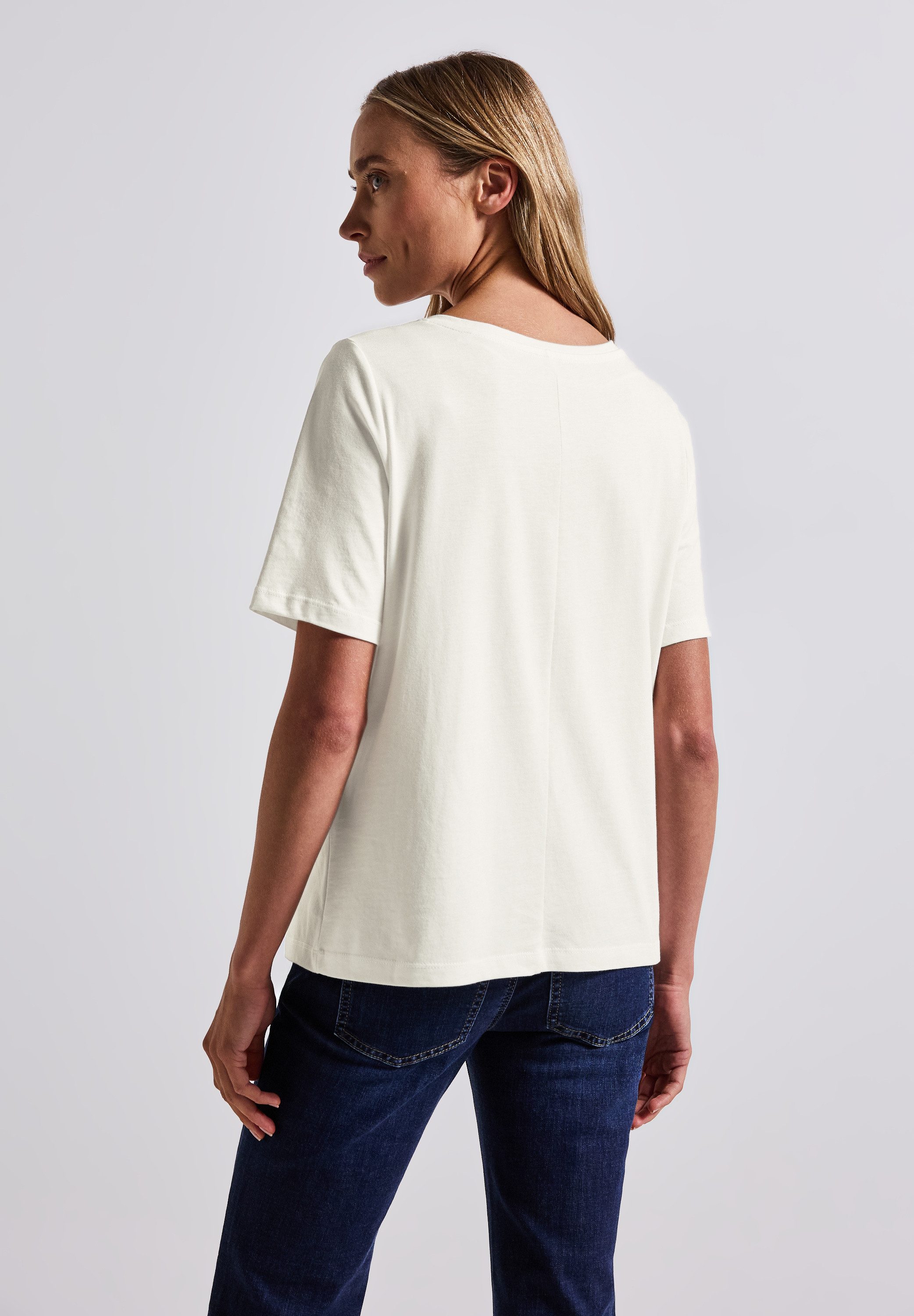 STREET ONE T-Shirt, im soften Baumwoll-Mix günstig online kaufen