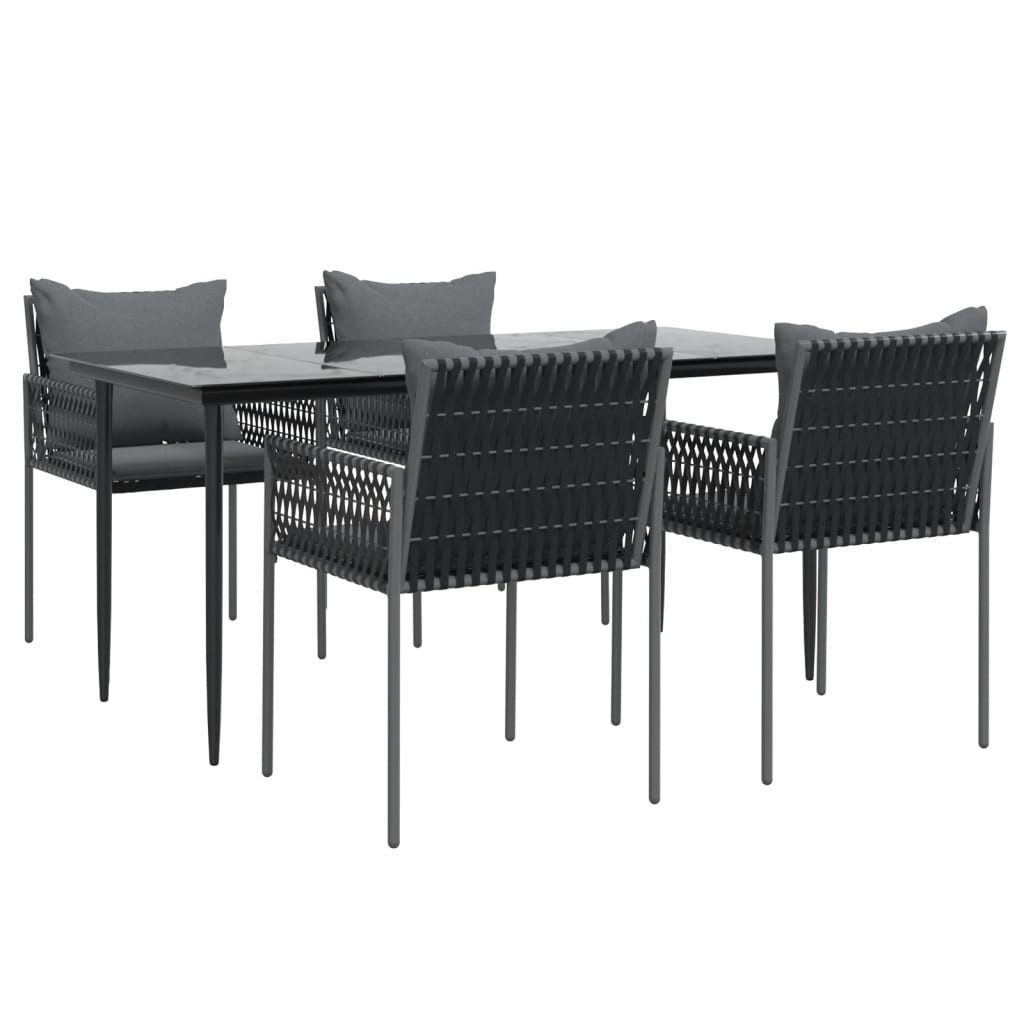 vidaXL Garten-Essgruppe 5-tlg. Garten-Essgruppe mit Kissen günstig online kaufen